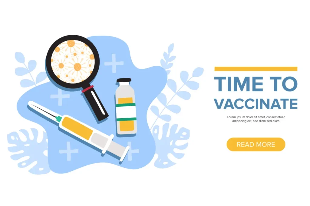 Time to vaccinate poster